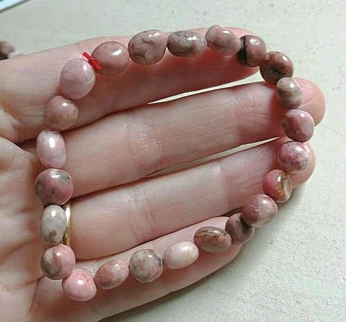 Bracelet grains rhodonite - , (