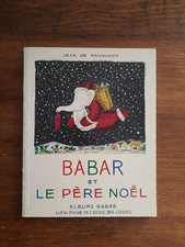 Livre Babar Et Le père Noël  Albums Babar Jean De Brunohff Lutin Poche 1982