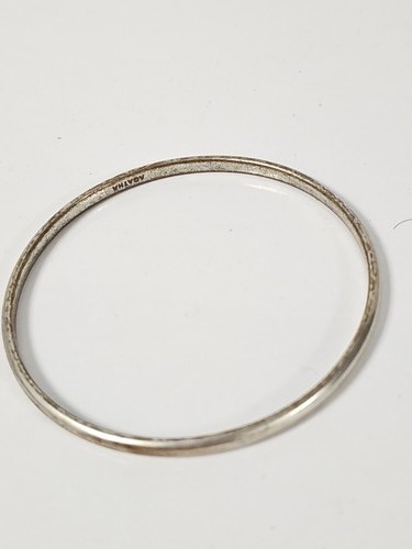 Bracelet femme argenté signé