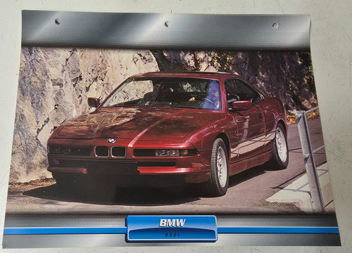 Bmw 850 carte fiche - carte,