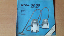 Stihl SE50 SE90 - SE 50 90 aspirateur : notice d'emploi