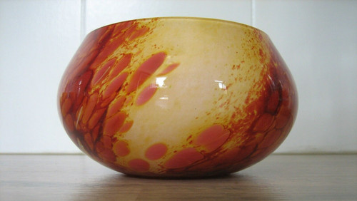 Vase coupe verre soufflé - vase, en