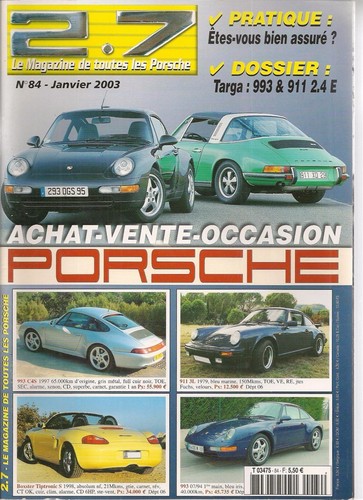 Porsche 993 targa 911 - 84,