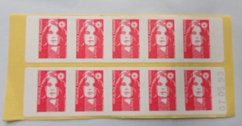 Carnet timbres autoadhesif - timbres,
