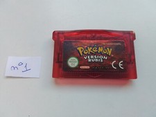 Pokémon Version Rubis sur Gameboy Advance GBA !!