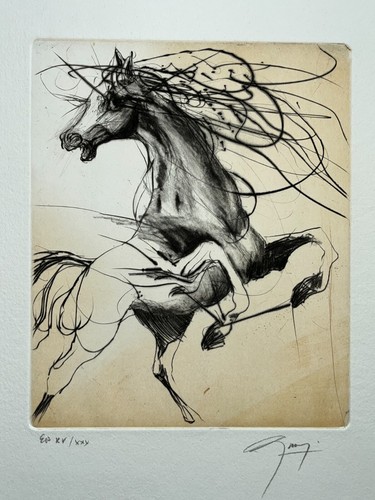 Cheval cabre jean marie guiny - cabre,