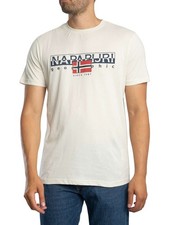 Napapijri Pour des hommes T-shirt graphique Aylmer, Beige