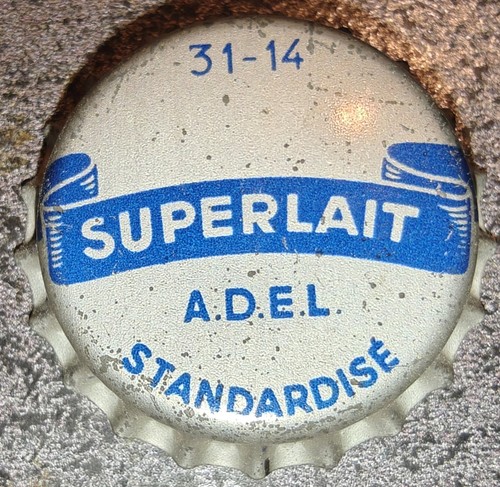 Ancienne capsule lait - ancienne, de
