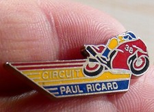 RARE PETIT PIN'S VINTAGE MOTO GRAND PRIX DE FRANCE CIRCUIT PAUL RICARD ZAMAC