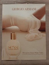 Publicité papier Parfum. G. Armani - Sensi de 2004 - Perfume Ad