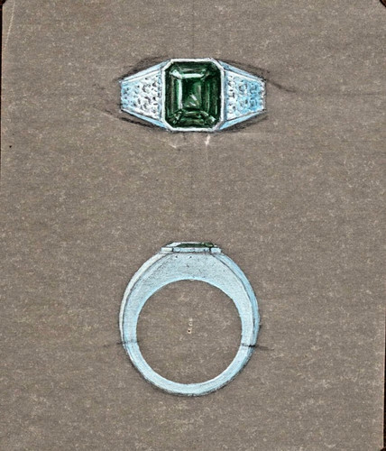 Gouaché joaillerie 1930 - gouaché,