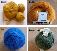 Pelote laine 70% angora et 30%