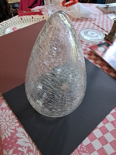 Ancien globe lustre obus - de,