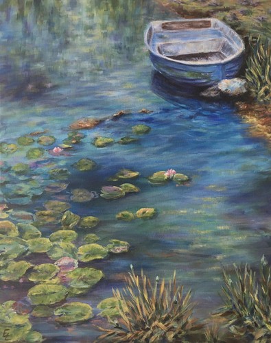 Tableau acrylique paysage - tableau,