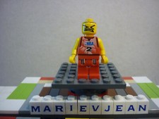 LEGO Minifigure - 1x nba028 - Basketball Player - NBA Omino Minifig 3432 3429