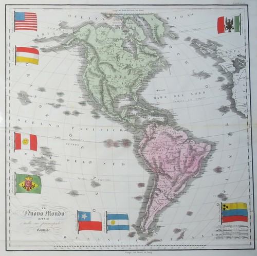 Carte amerique - de,