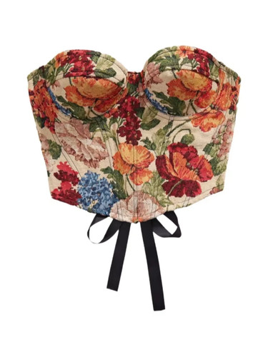 Corset bustier dentelle - corset, en