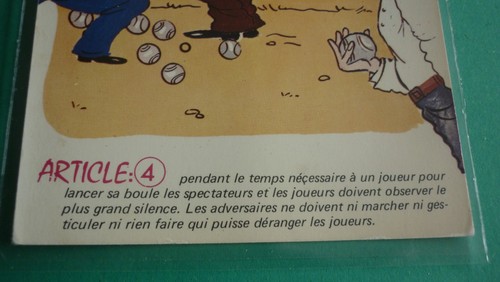 Cpsm humour petanque fanny - humour,