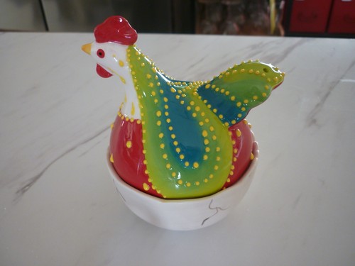 Salière forme poule - saliÈre,