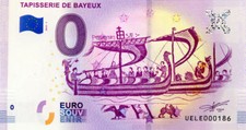14 BAYEUX Tapisserie, N° de la 8ème liasse, 2019, Billet Euro Souvenir