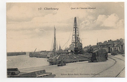 Cherbourg manche cpa 50 - manche,
