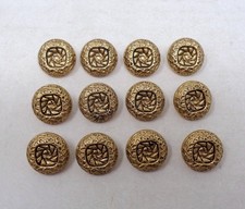 Lot de 12 Boutons vintage -