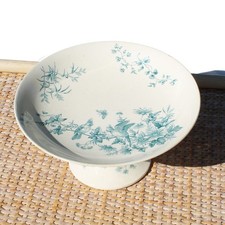 Ancien compotier en faïence de Longwy modèle Mignon