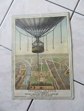 GRAVURE 1880 BALLON DIRIGEABLE