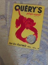 CARTON PUBLICITAIRE  LITHOGRAPHIE , PIEGE , APPAT QUERY'S ( SINGE , MONKEY )