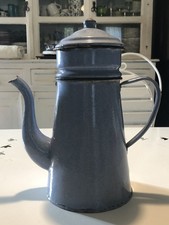 ANCIENNE CAFETIÈRE ÉMAILLÉE