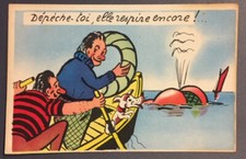 Carte Postale Humoristique :  Dépêche-toi, elle respire encore ! (60)