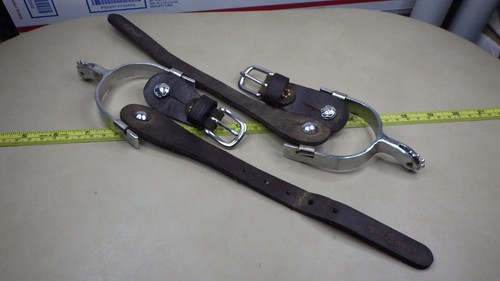 Western spurs leather - spurs, w/