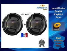 1 Lot De 2 Bouchons Cache objectif 72mm Canon, Nikon, Tamron, Sigma