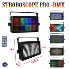 Stroboscope Puissant Lumière de Scène Stroboscopique à Effets Spéciaux FPM RGB