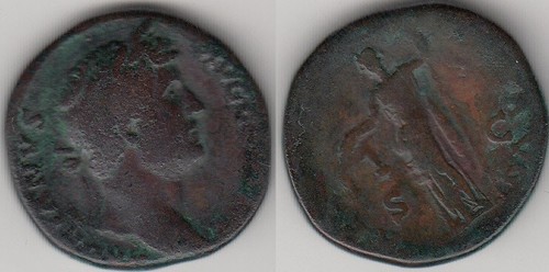 Monnaie antique romaine - antique,