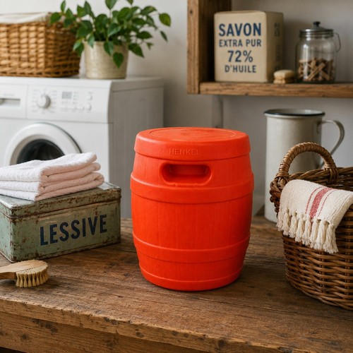 Baril lessive vintage - lessive,
