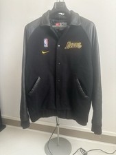 «Size:XL» Nike NBA Lakers Los Angeles Destroyer Varsity Wool/Leather Jacket 2003