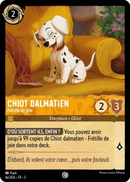 Lorcana chiot dalmatien - -,