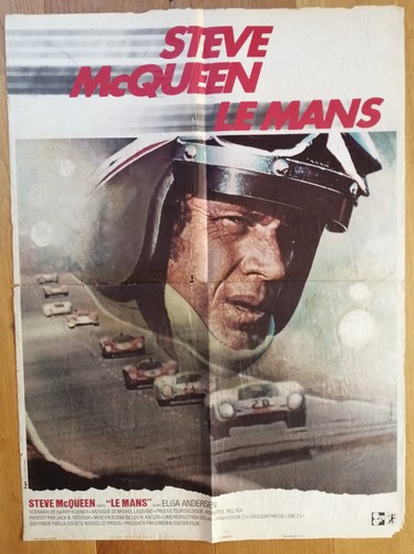 Mans steve mcqueen affiche - mans,
