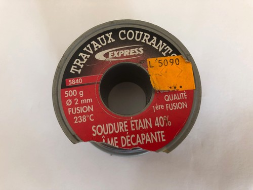 Bobine soudure etain - bobine,