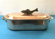 poissonnière cuivre étamé