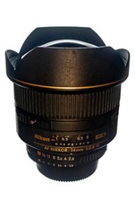 Nikon 14 mm D-ED, très bon état, Aspherical AF Nikkor, compatible Nikon F