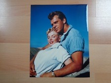 PHOTO VINTAGE MARILYN MONROE COULEUR 25.4X20.3CM ARGENTIQUE CLASH BY NIGHT