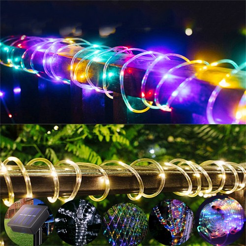 Led solar rope fairy string - led,