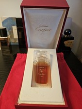 Cartier Must Perfume Extrait de Parfum 30ml Splash Cristal  Vintage 1981 Coffret