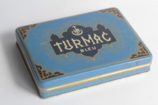 Boîte à Cigarettes tôle Turmac bleu (63936)