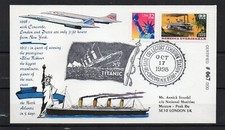 Thématique Bateau TITANIC Enveloppe titanic concorde naufrage USA 1998