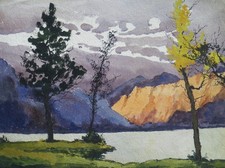 Robert Laloue (1884-1929) (496) - aquarelle - paysage