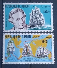 2 TIMBRES DJIBOUTI 1980
