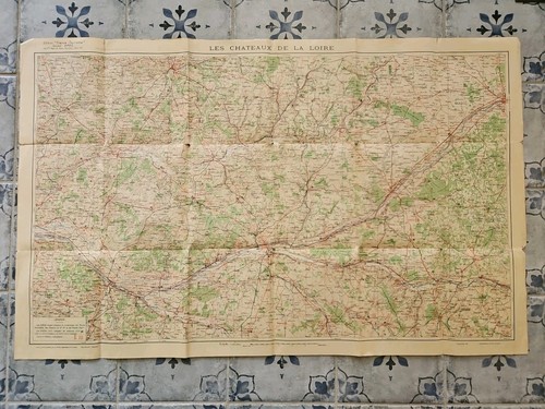 Carte routière les - routière, châteaux